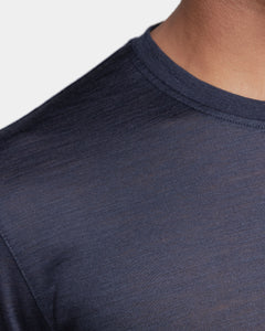 Blue Tech Long Sleeve T-Shirt Wool | Filatori 